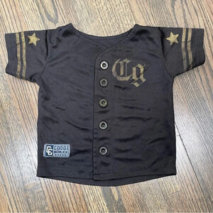COOGI kids black baseball jersey style top size 24M